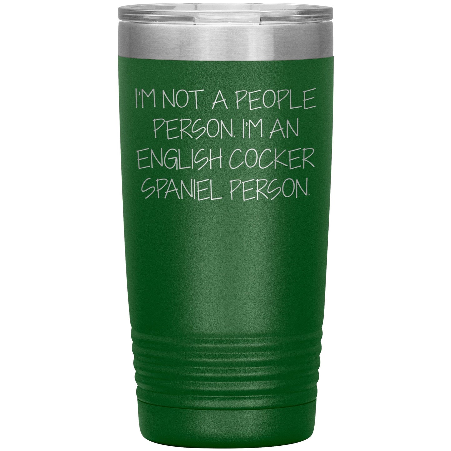 English Cocker Spaniel Dog Tumbler, Funny Quote, Gifts from Friends, for English Cocker Spaniel Dog Lovers, Christmas Unique Gifts