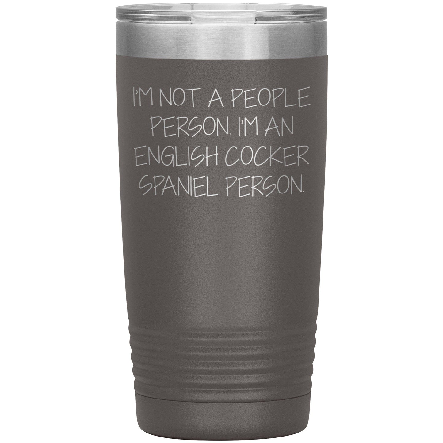 English Cocker Spaniel Dog Tumbler, Funny Quote, Gifts from Friends, for English Cocker Spaniel Dog Lovers, Christmas Unique Gifts