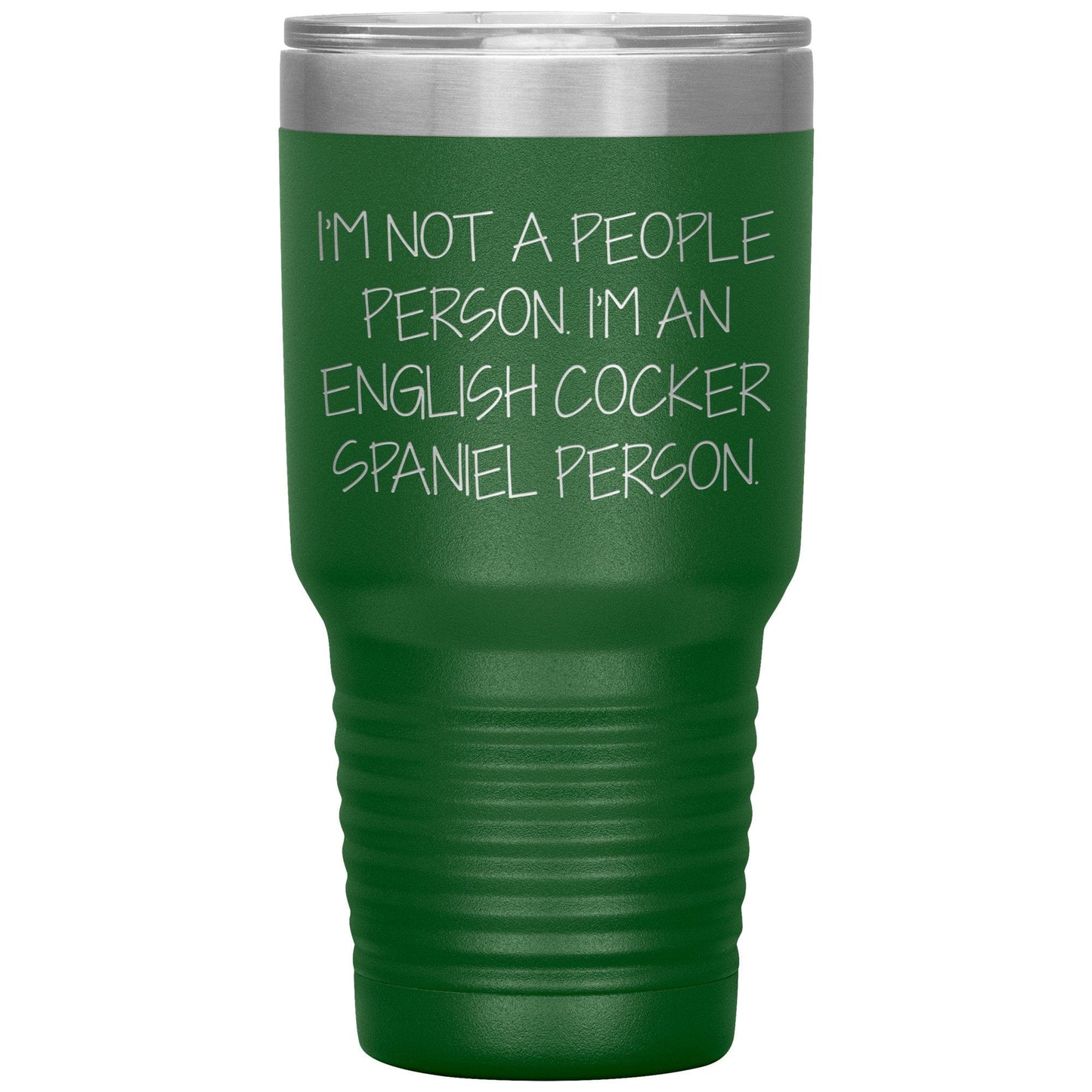 English Cocker Spaniel Dog Tumbler, Funny Quote, Gifts from Friends, for English Cocker Spaniel Dog Lovers, Christmas Unique Gifts