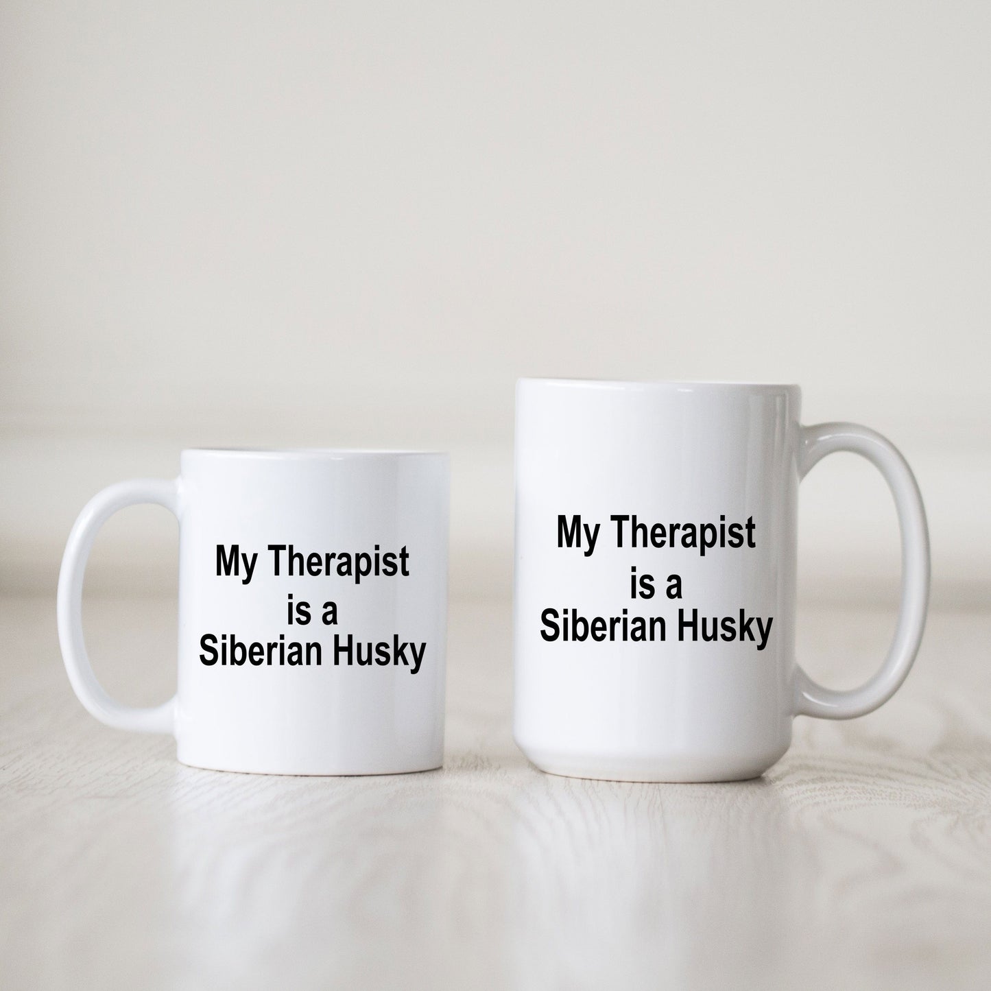 Funny Siberian Husky Dog Lover Owner Gift Therapist Coffee Mug