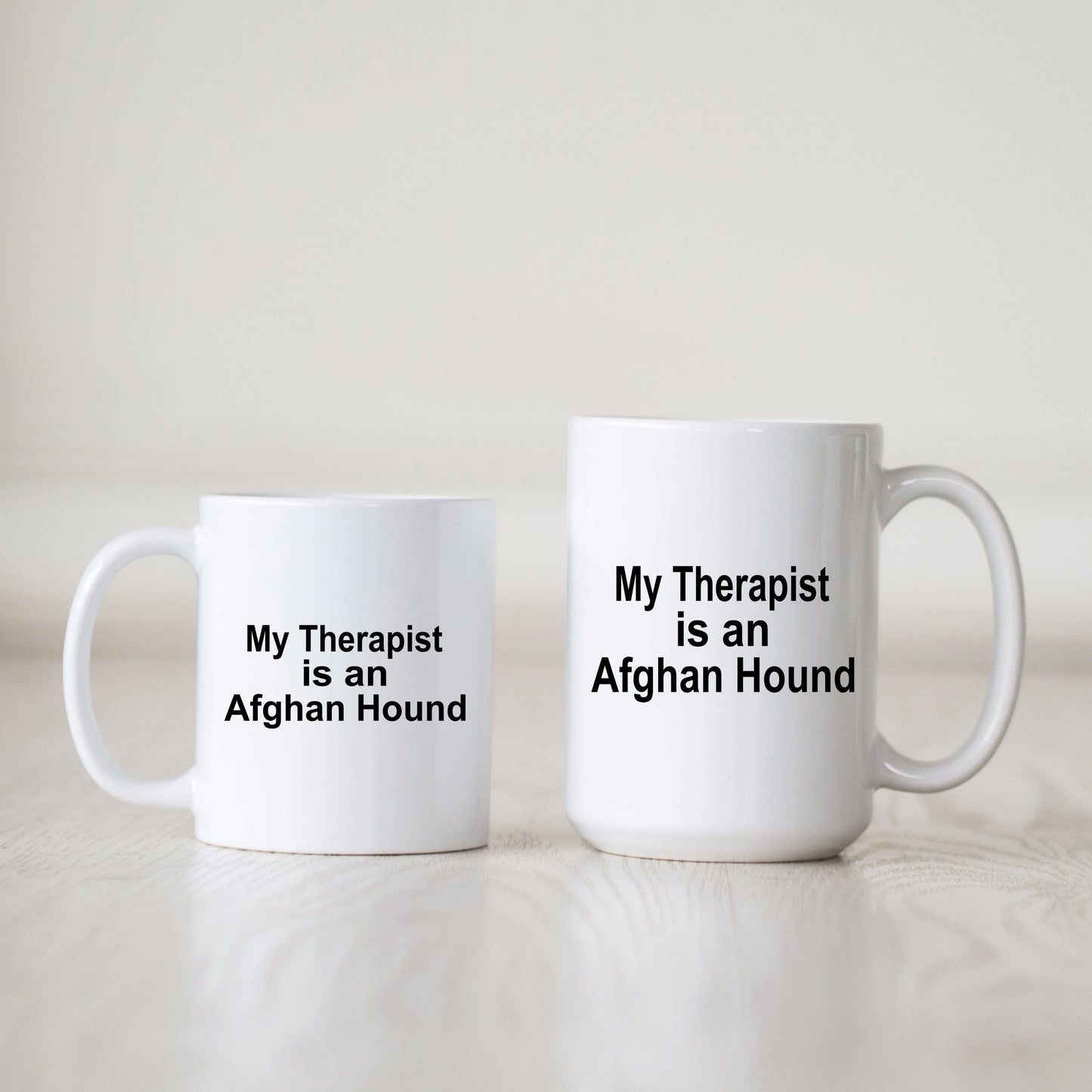 Afghan Hound Dog Therapist Coffee Mug