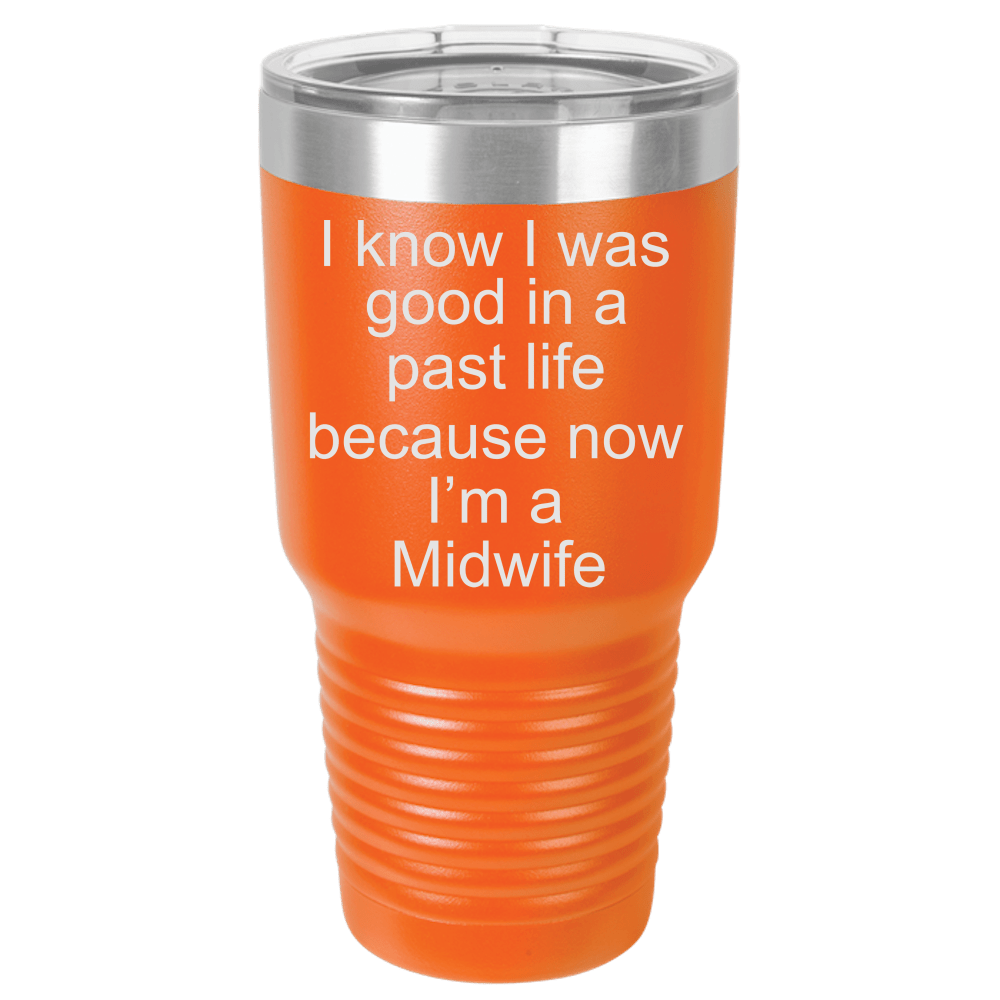 Midwife Gift Polar Camel - 30 oz Ringneck Tumbler {Laser Etched No Colored Art}