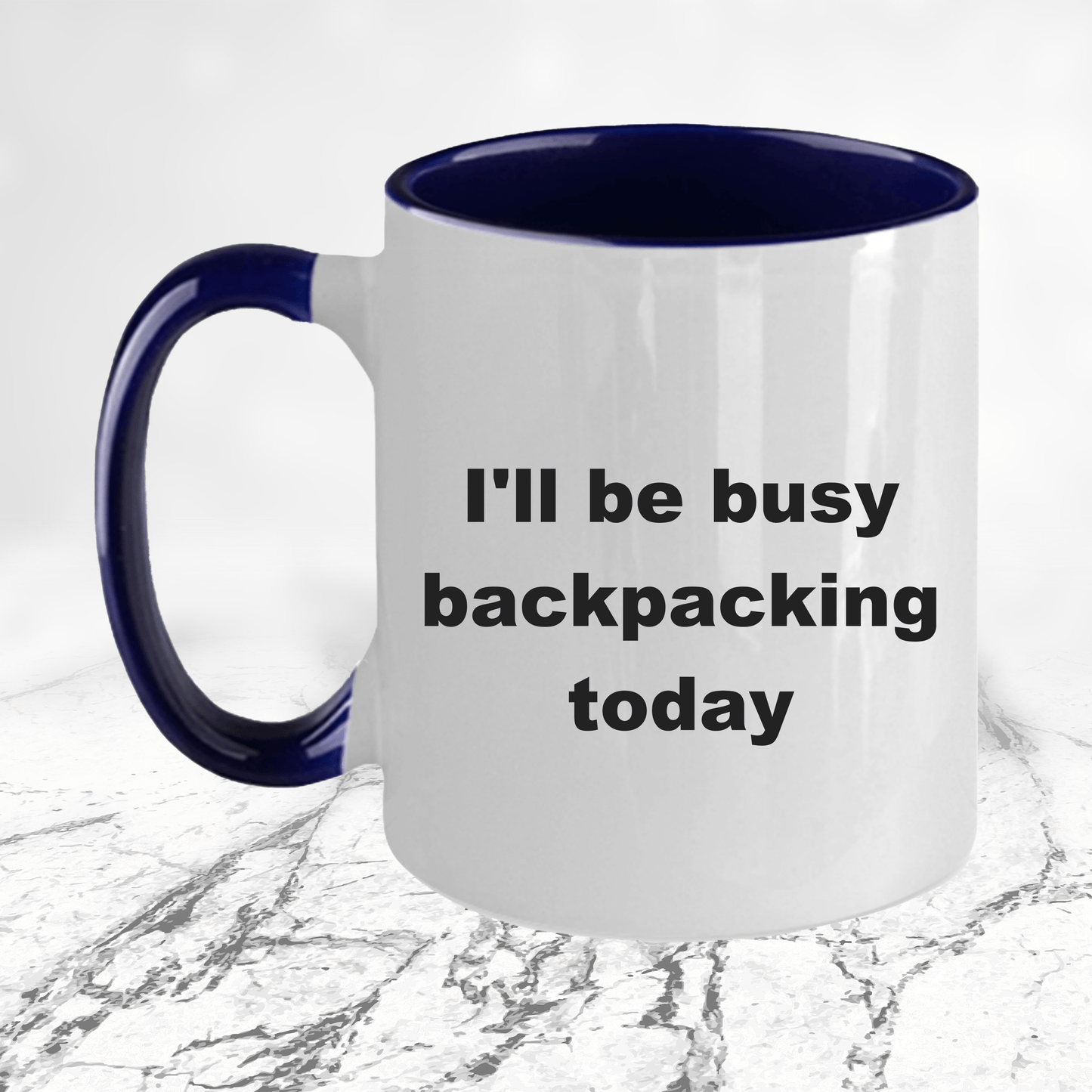 Backpacker Custom Ceramic Coffee Mug