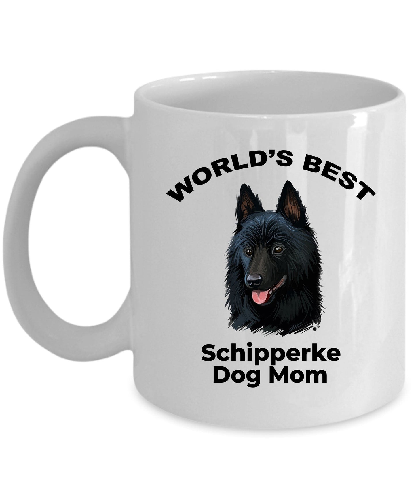 Schipperke Best Dog Mom Custom Coffee Mug