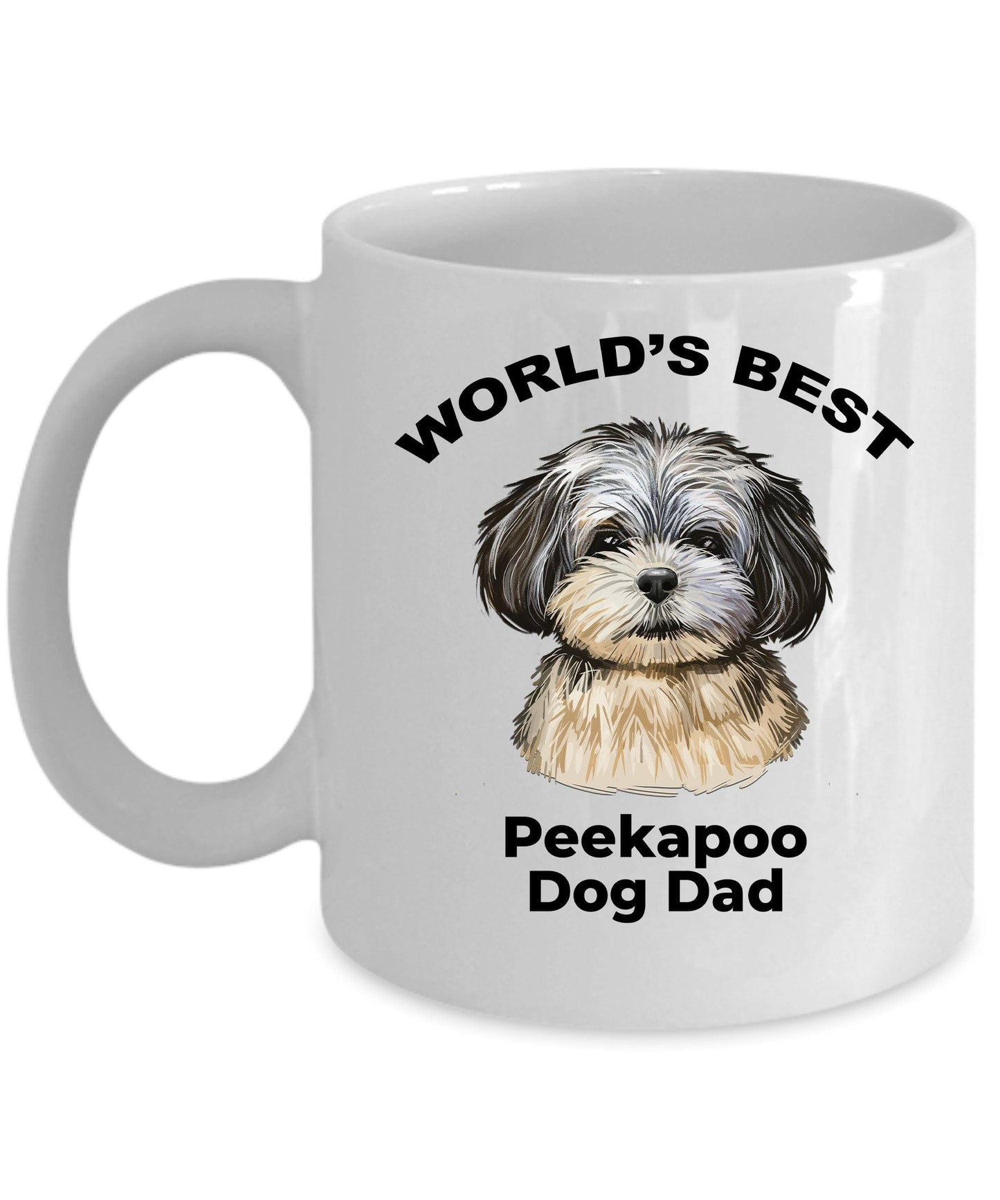 Peekapoo Best Dog Dad Coffee Mug