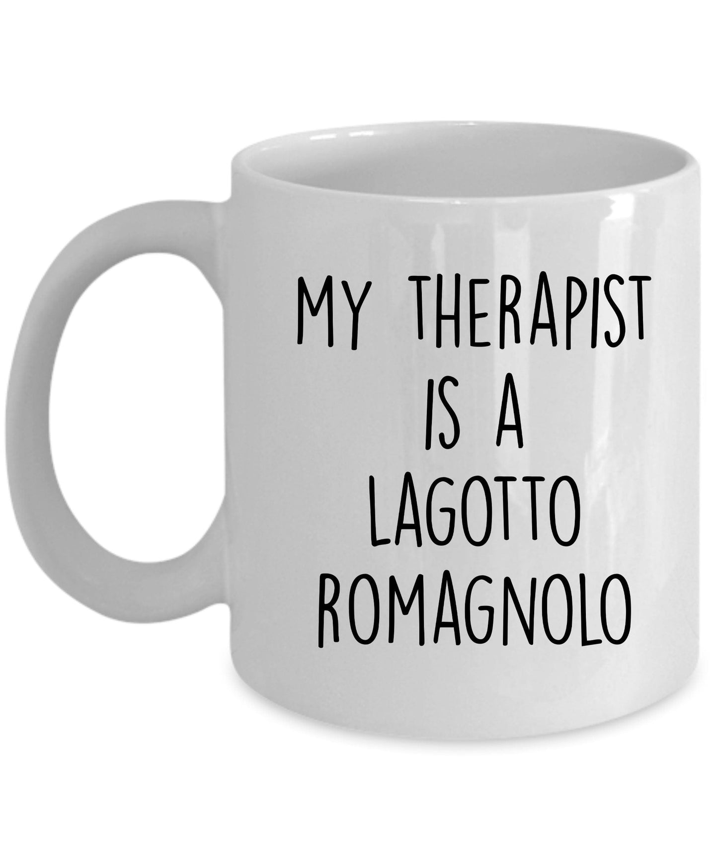 Lagotto Romagnolo Dog Owner Lover Funny Gift Therapist White Ceramic Coffee Mug