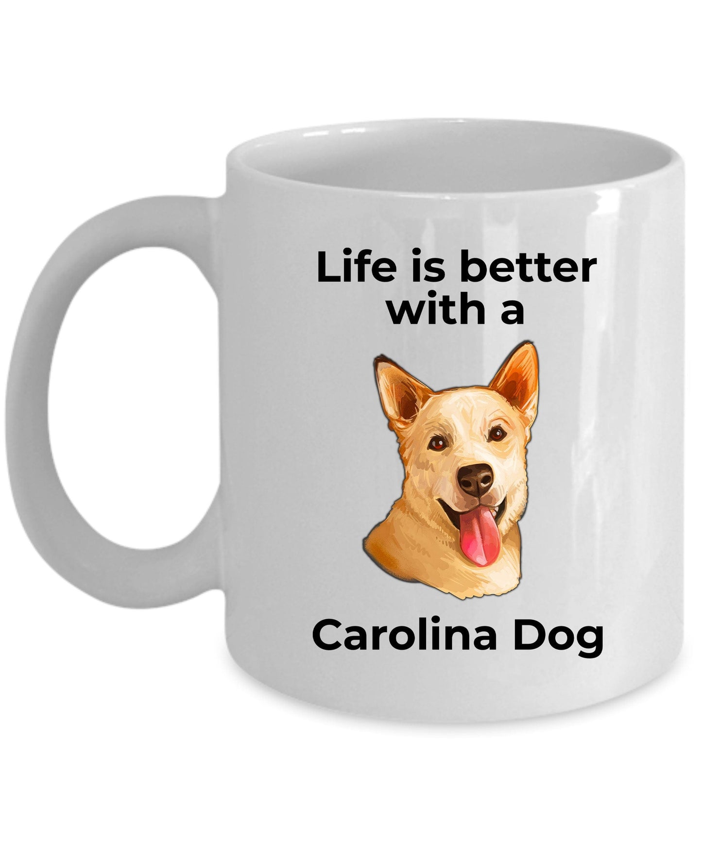 Carolina Yellow Dog Coffee Mug - Life is Better with a Carolina Dog