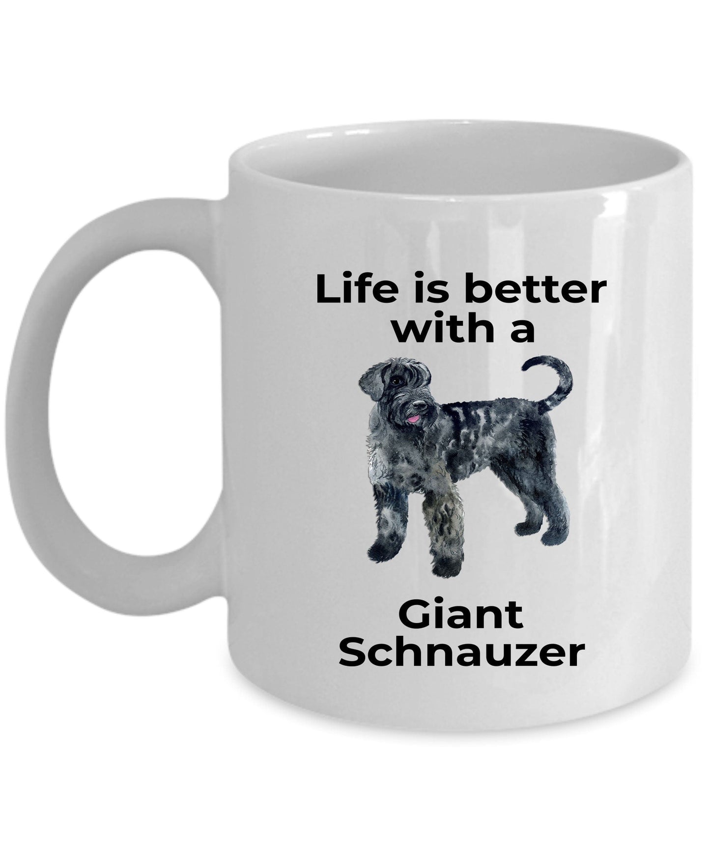 Giant Schnauzer Dog Coffee Mug - Life is Better