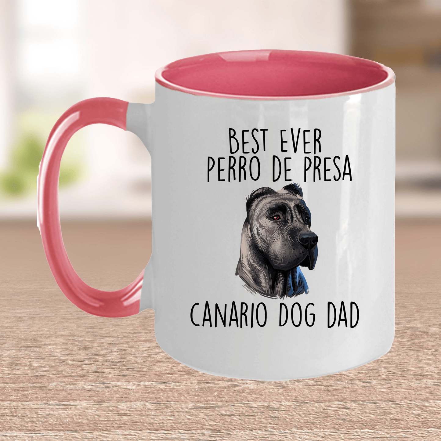 Best Ever Perro de Presa Canario Dog Dad Ceramic Coffee Mug