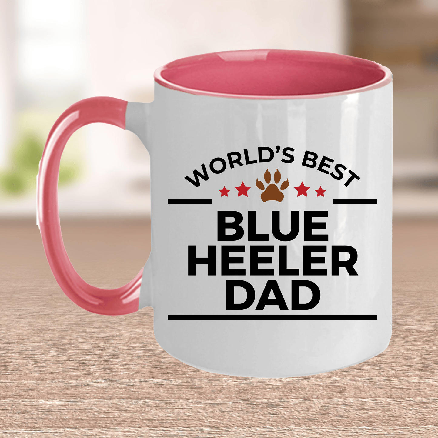 Best Ever Blue Heeler Dog Dad Ceramic Coffee Mug