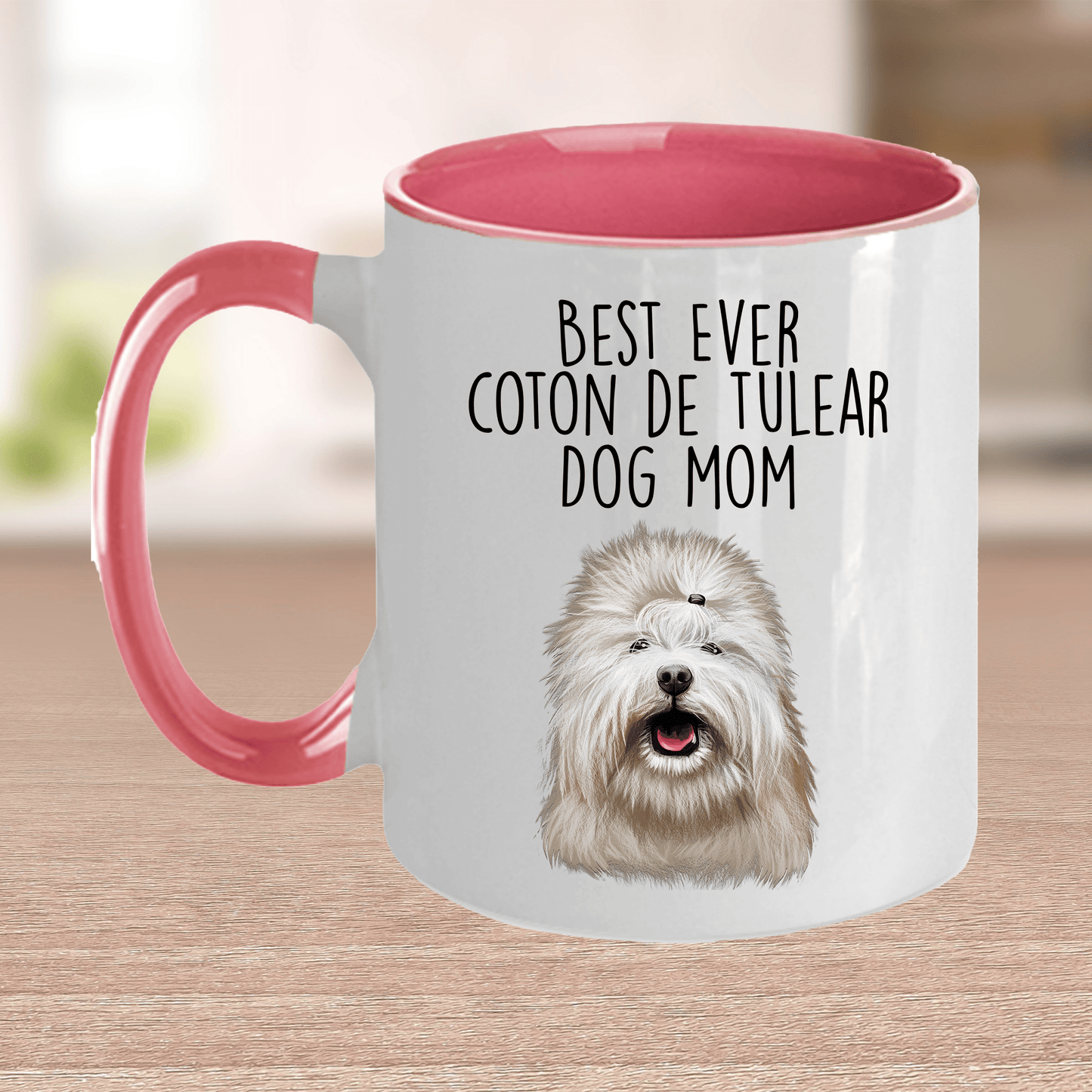 Best Ever Coton de Tulear Dog Mom Ceramic Coffee Mug