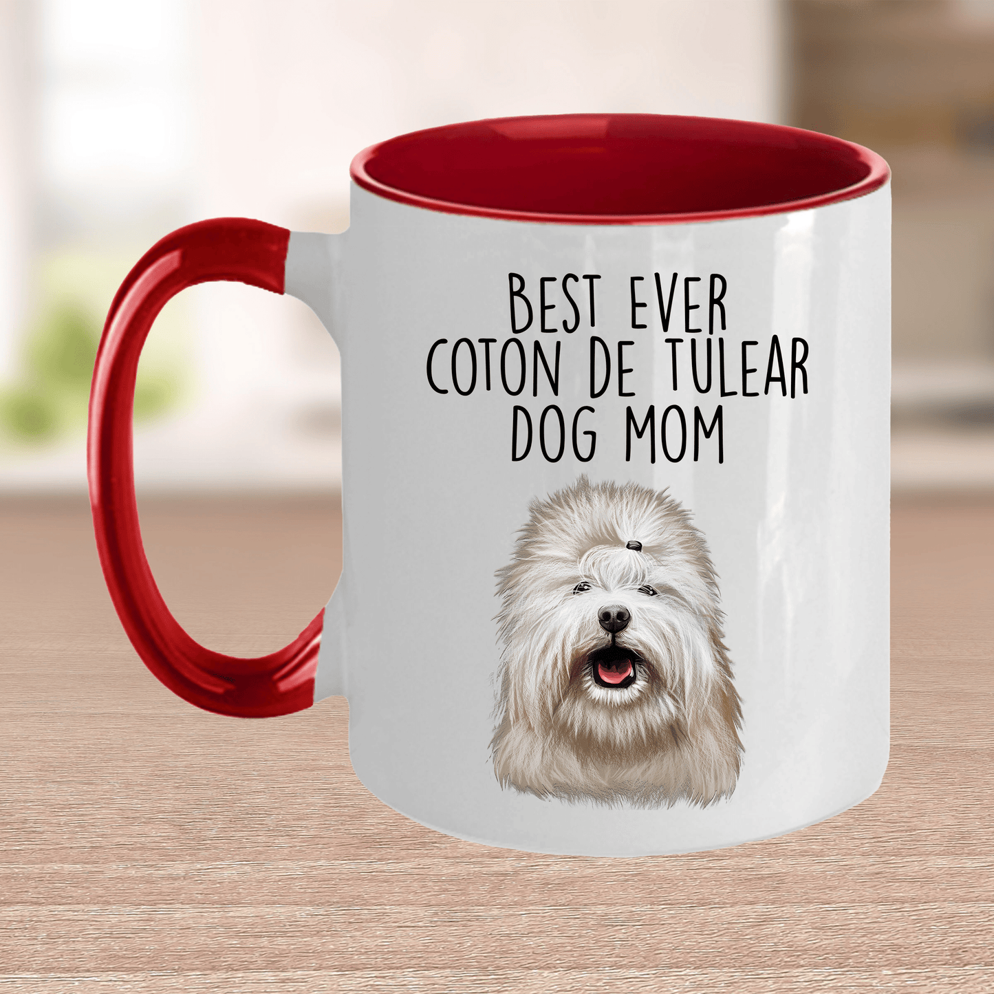 Best Ever Coton de Tulear Dog Mom Ceramic Coffee Mug