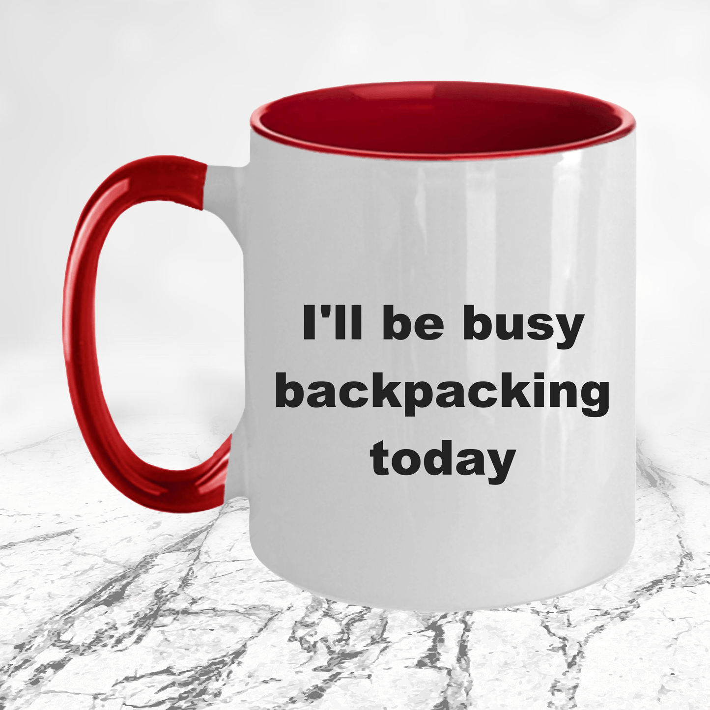 Backpacker Custom Ceramic Coffee Mug