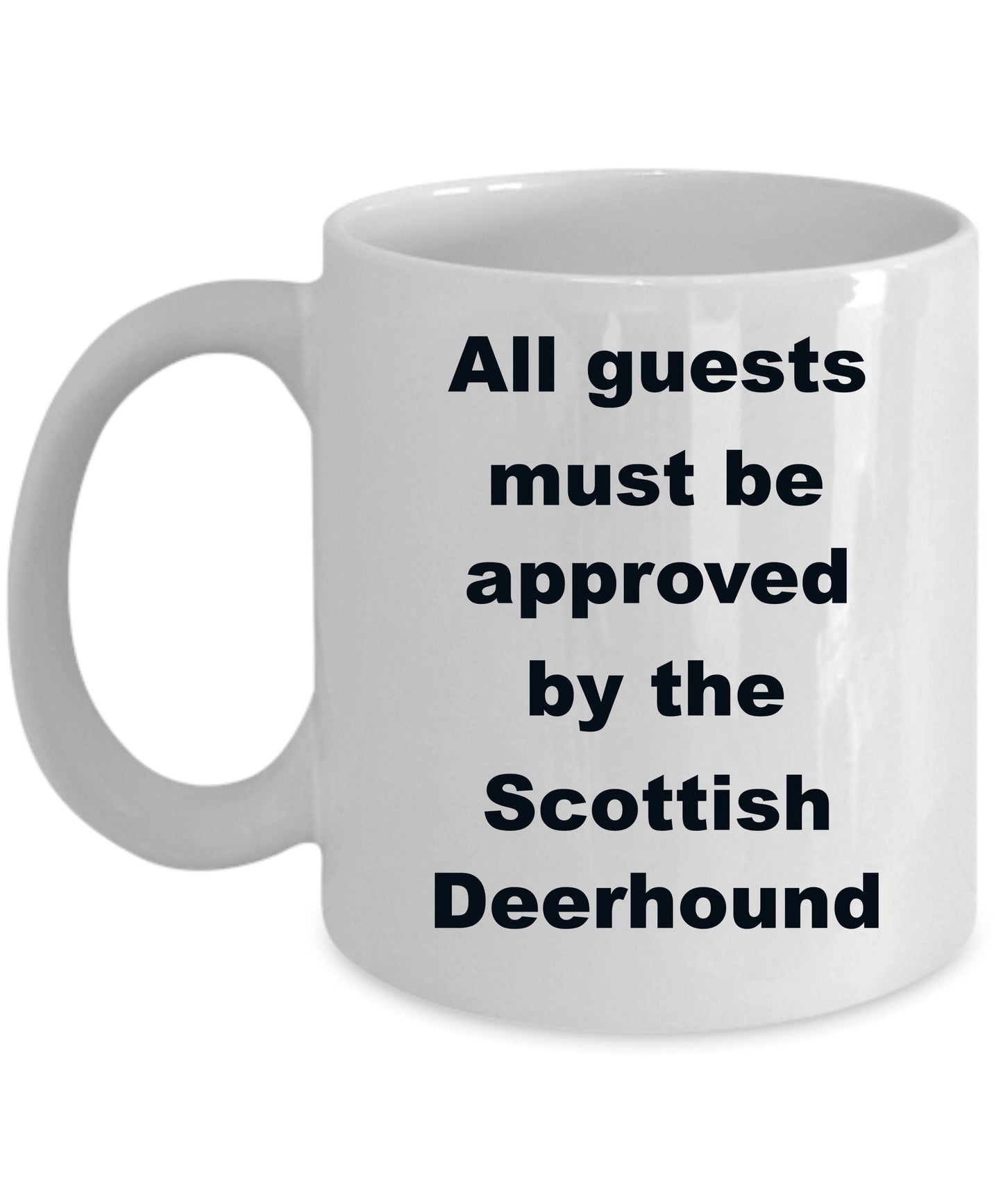 Scottish Deerhound Coffee Mug - All guests must be approved