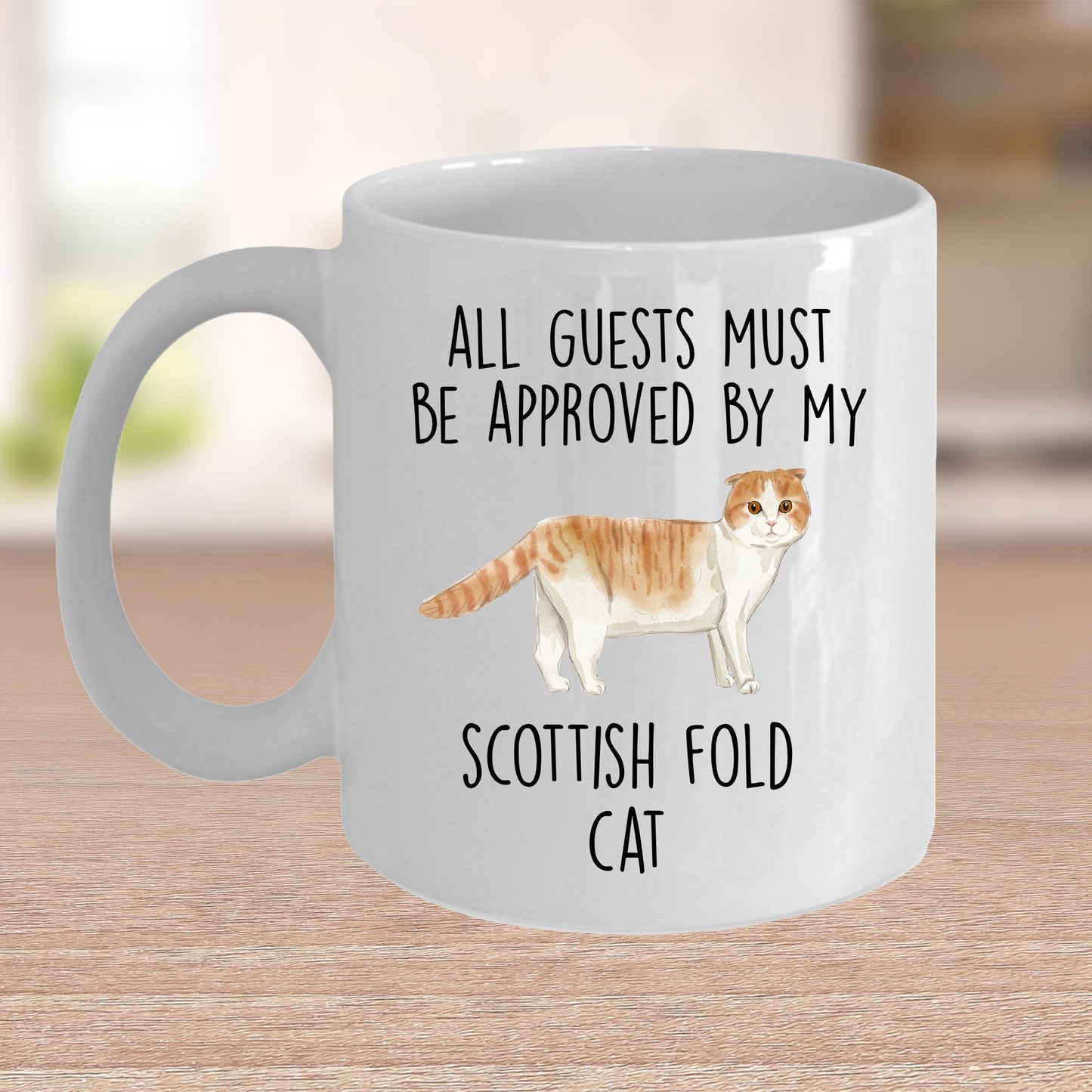 Scottish Fold Cat Funny Coffee Mug