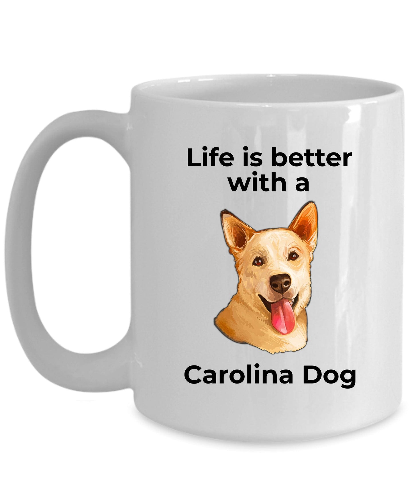 Carolina Yellow Dog Coffee Mug - Life is Better with a Carolina Dog