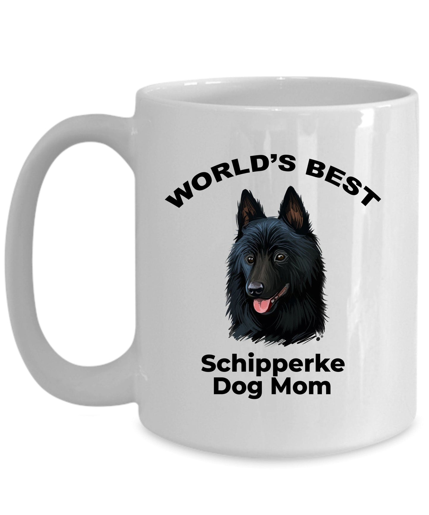 Schipperke Best Dog Mom Custom Coffee Mug