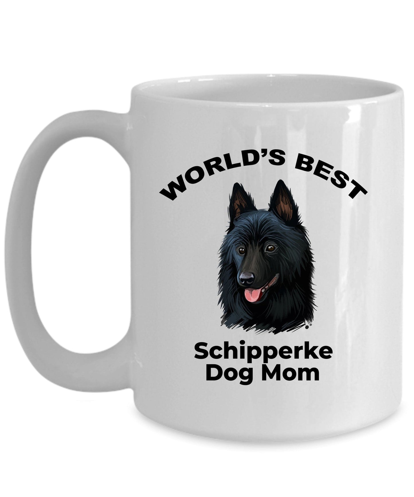 Schipperke Best Dog Mom Custom Coffee Mug