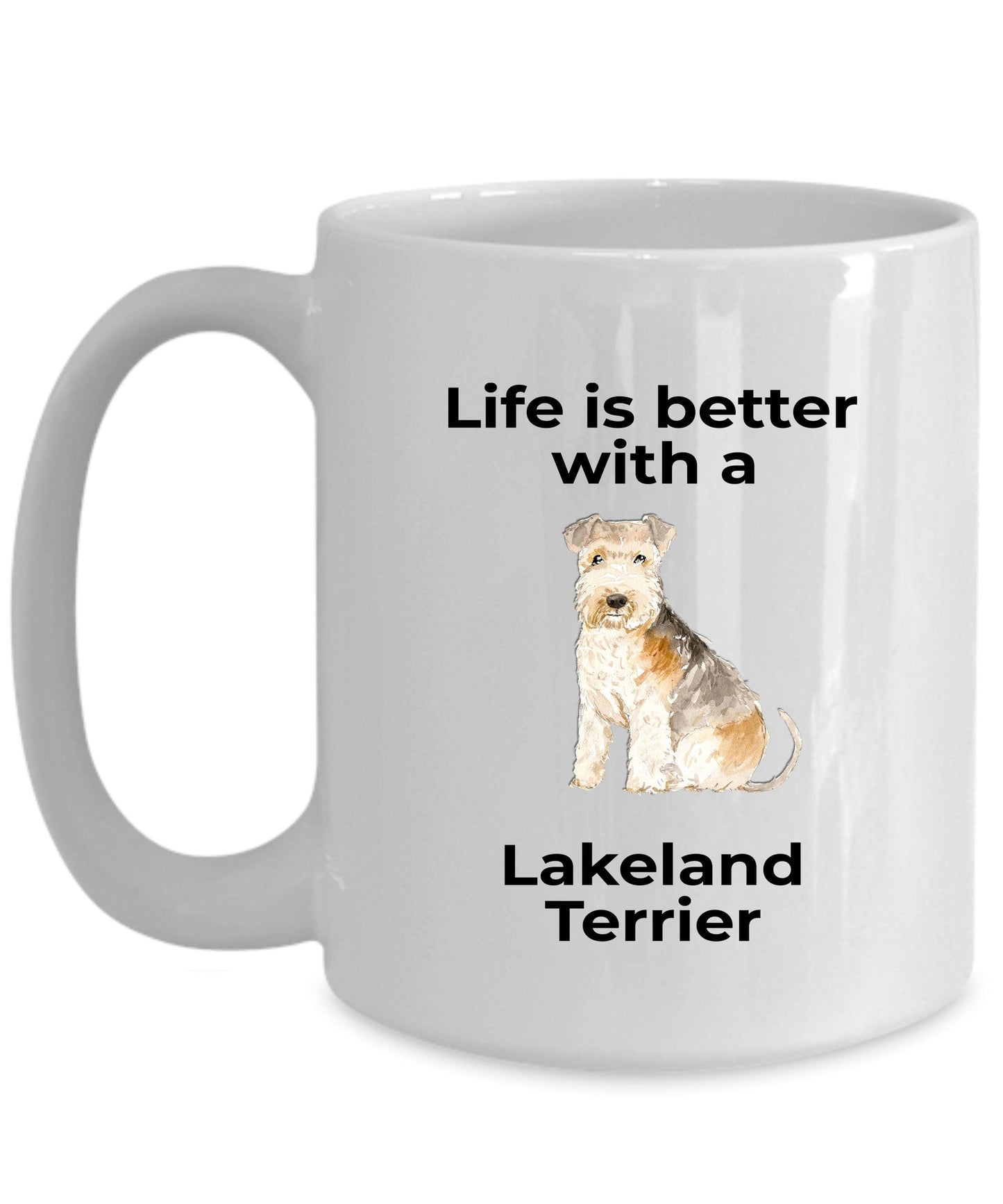 Lakeland Terrier Dog Coffee Mug - Life is Better