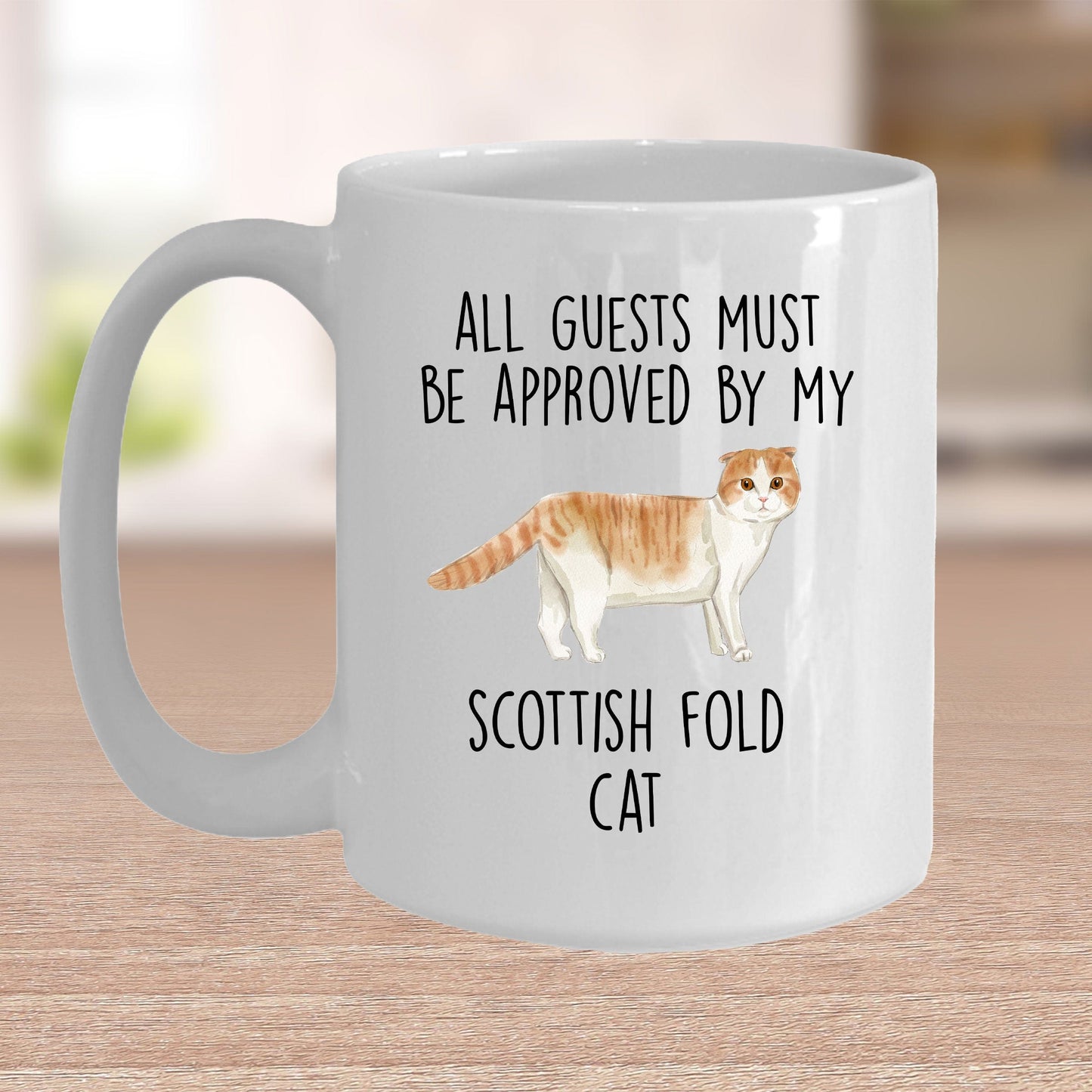 Scottish Fold Cat Funny Coffee Mug