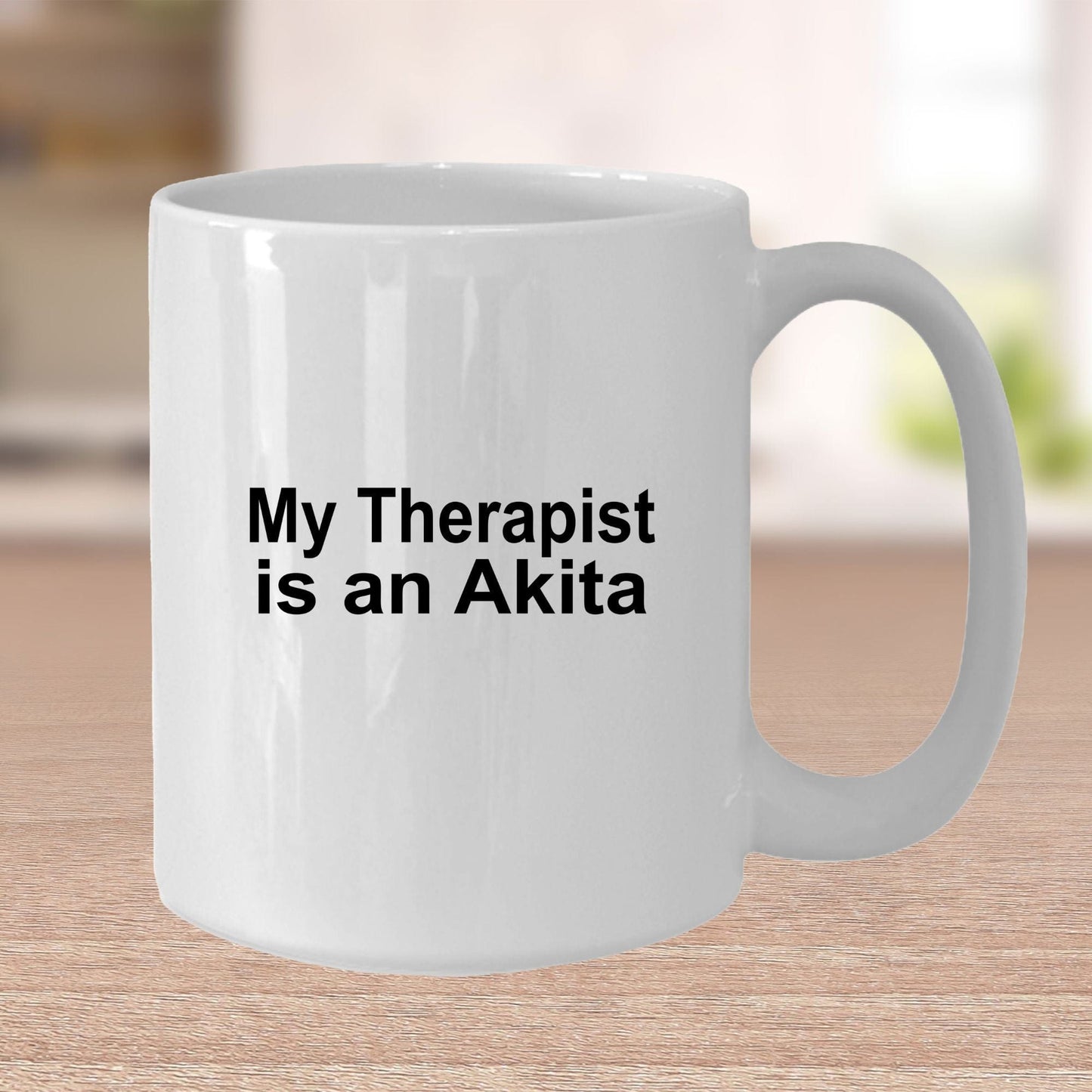 Akita Dog Therapist Coffee Mug