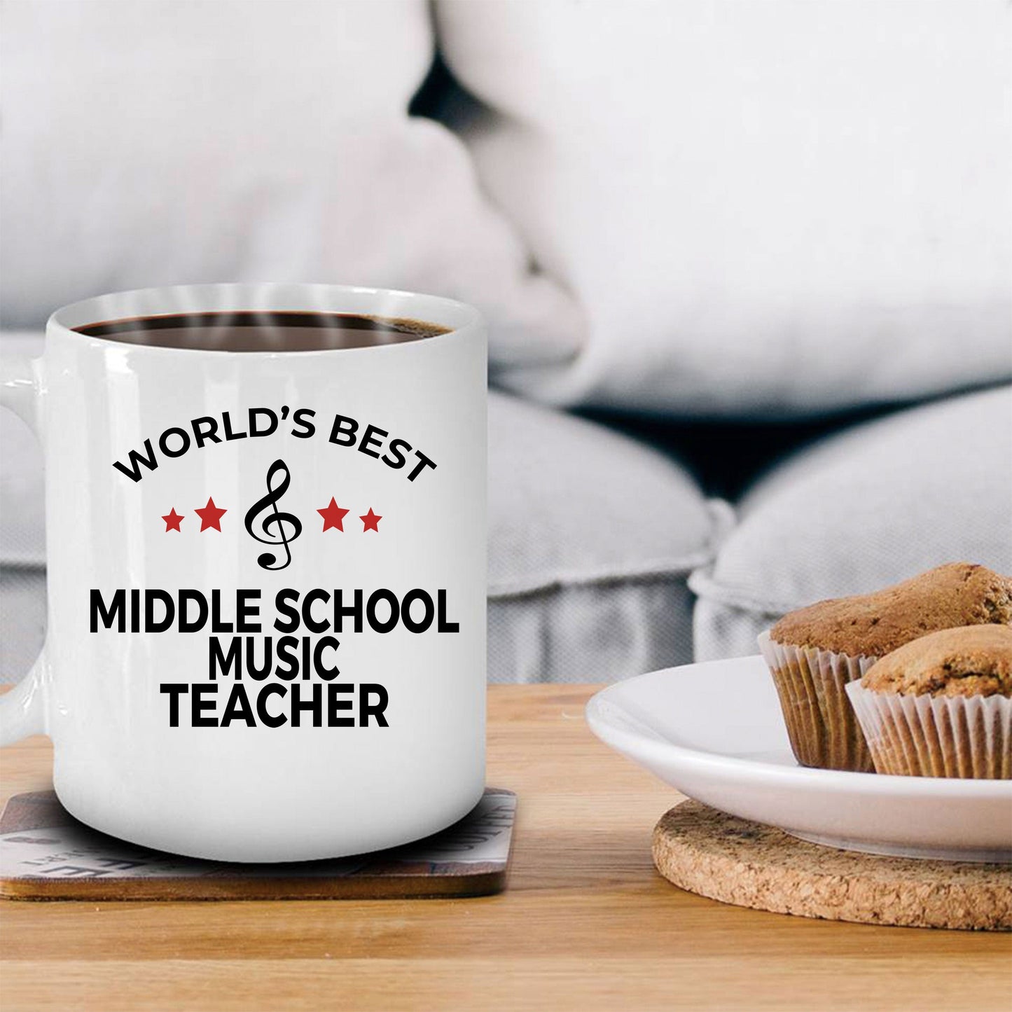 Middle School Music Teacher Mug