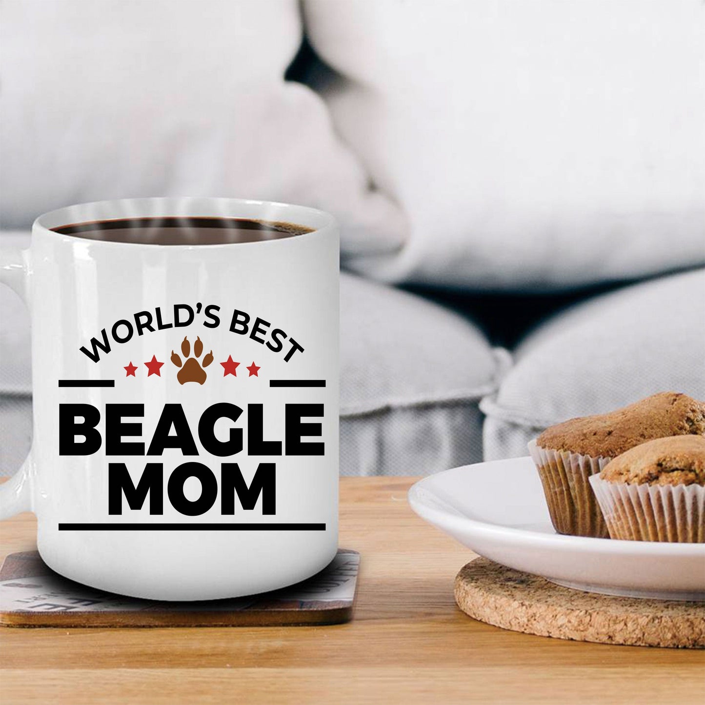 Beagle Dog Mom Coffee Tea Mug