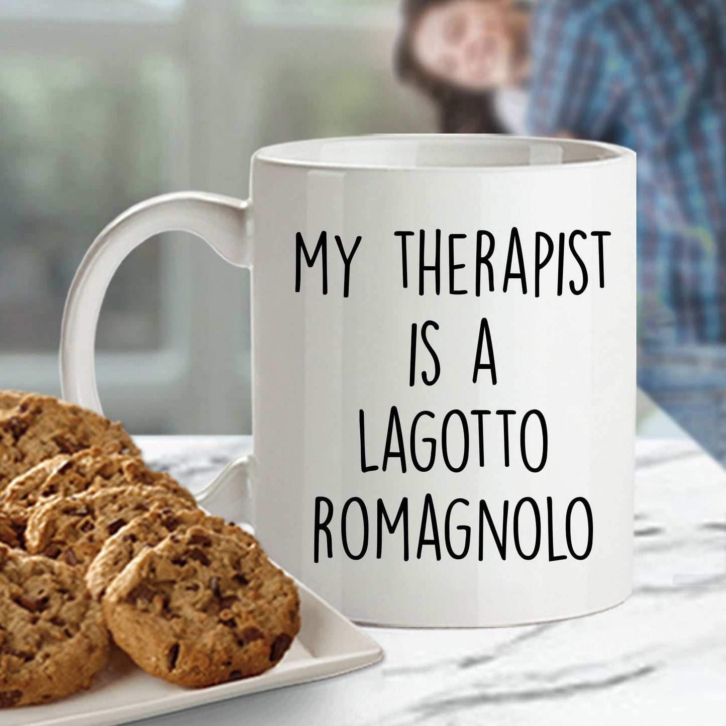 Lagotto Romagnolo Dog Owner Lover Funny Gift Therapist White Ceramic Coffee Mug