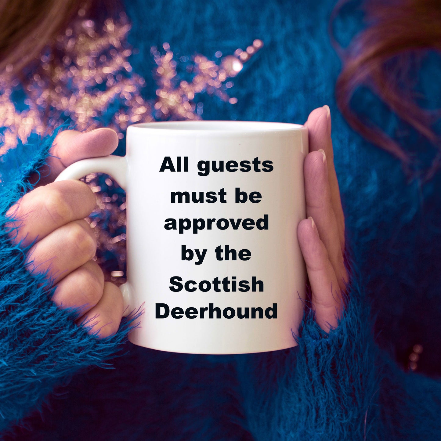 Scottish Deerhound Coffee Mug - All guests must be approved