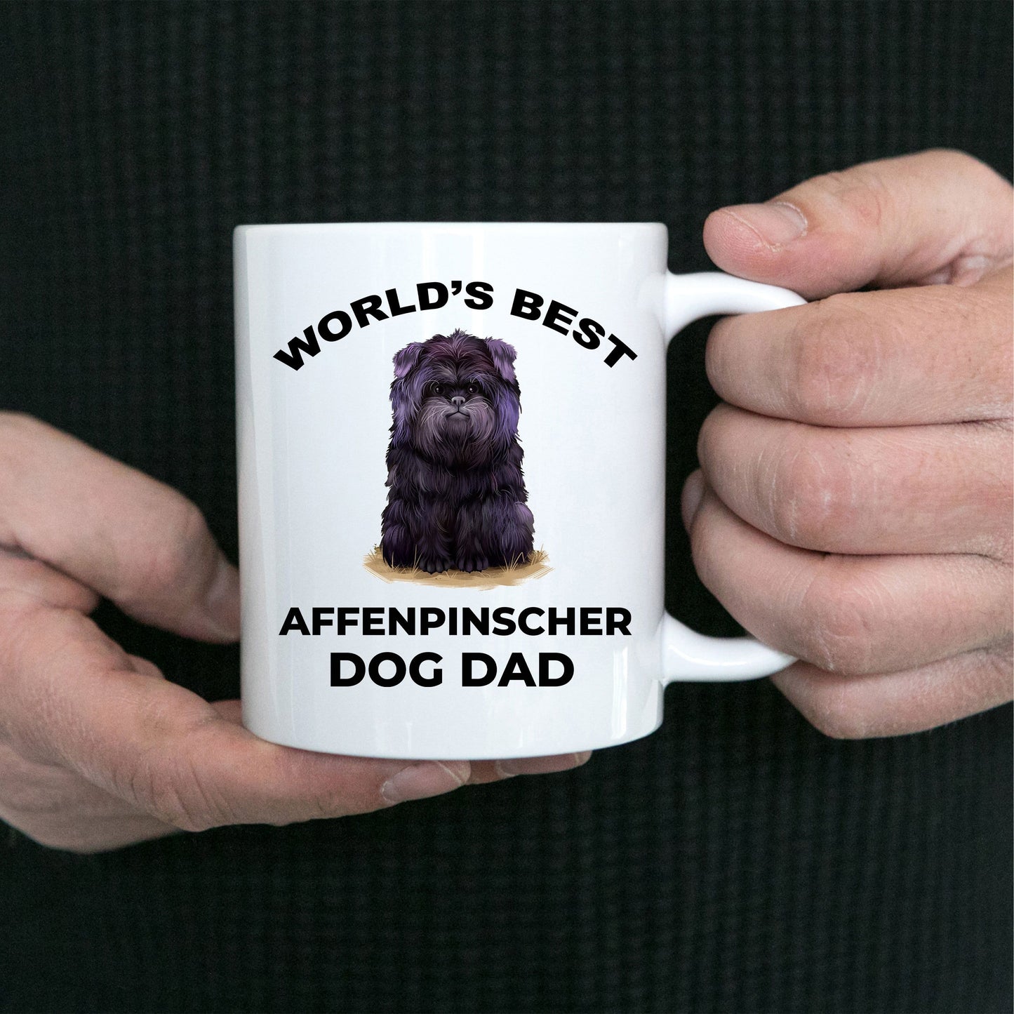 Affenpinscher Dog Best Dad Coffee Mug