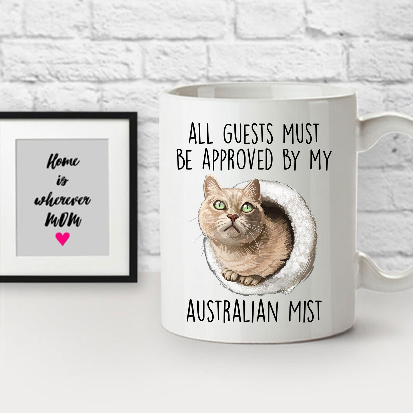 Australian Mist Cat Funny Coffee Mug - All Guests Must Be Approved
