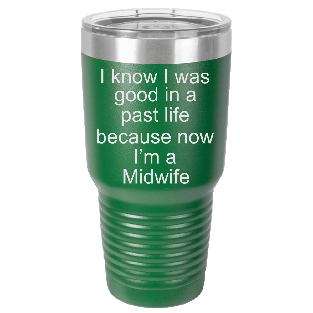 Midwife Gift Polar Camel - 30 oz Ringneck Tumbler {Laser Etched No Colored Art}