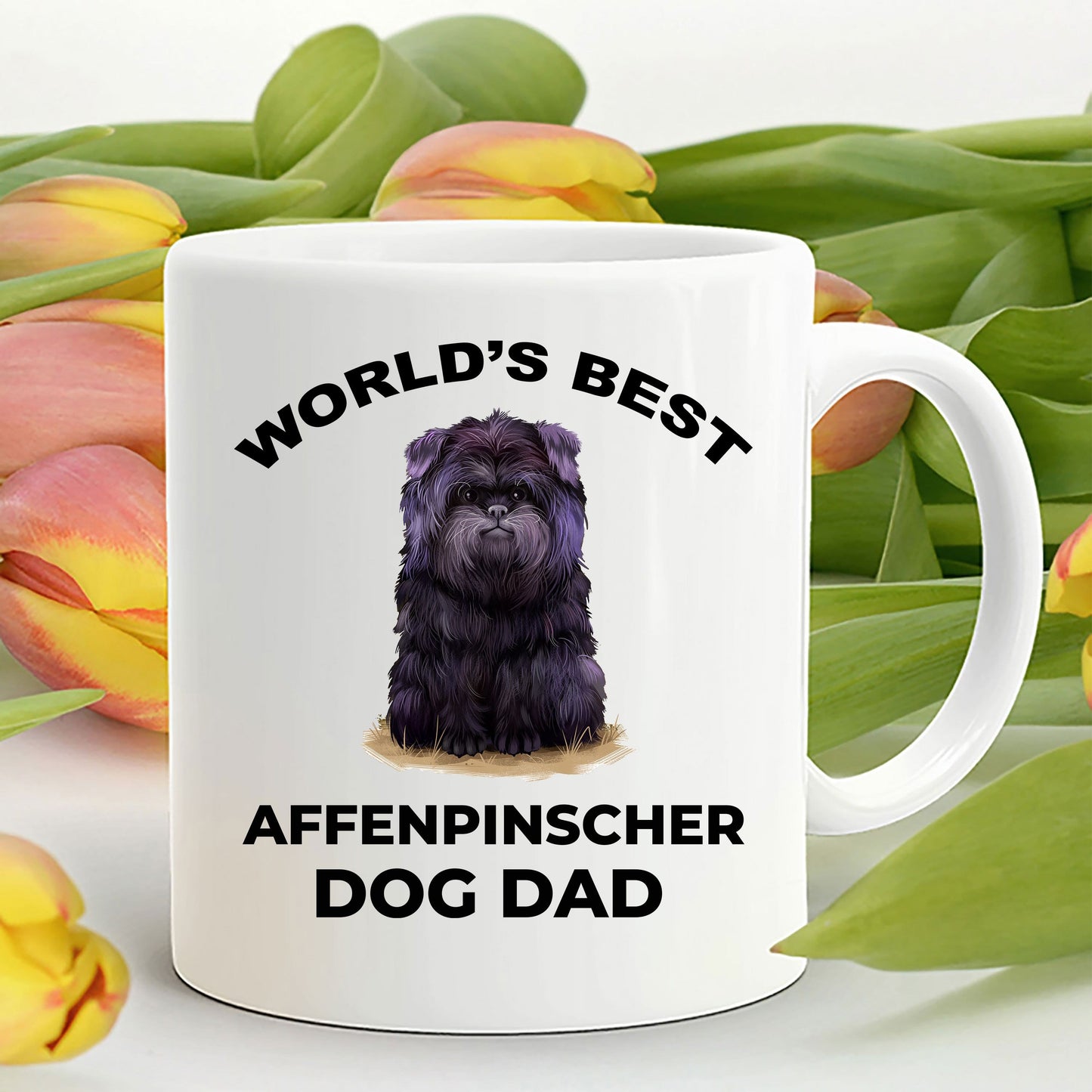 Affenpinscher Dog Best Dad Coffee Mug