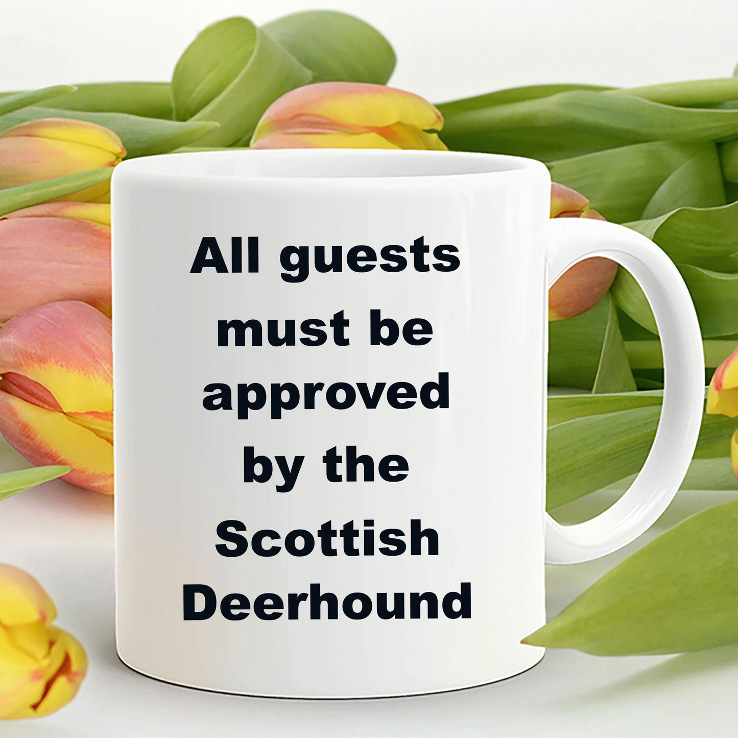 Scottish Deerhound Coffee Mug - All guests must be approved