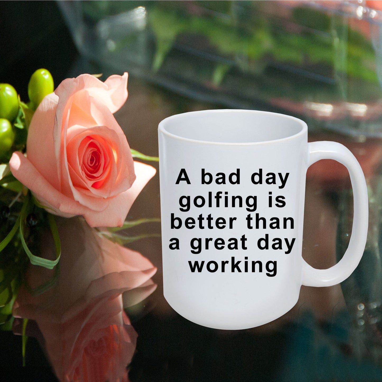 Funny Golfing Coffee Mug -Bad Day Golfing