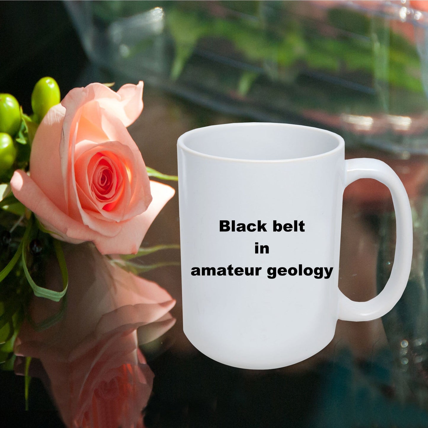 Amateur Geology Funny Coffee Mug - Black Belt in Amateur Geology