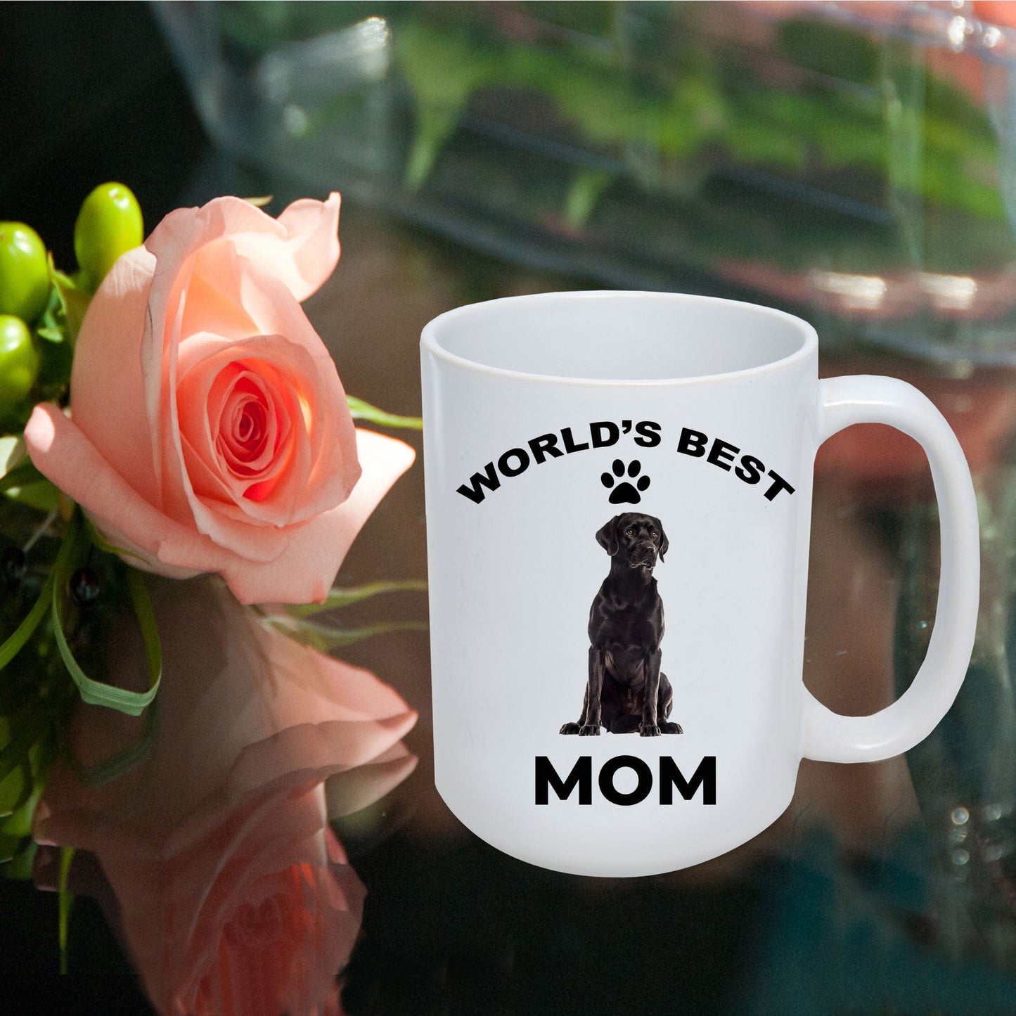 Black Labrador Retriever Best Mom Coffee Mug