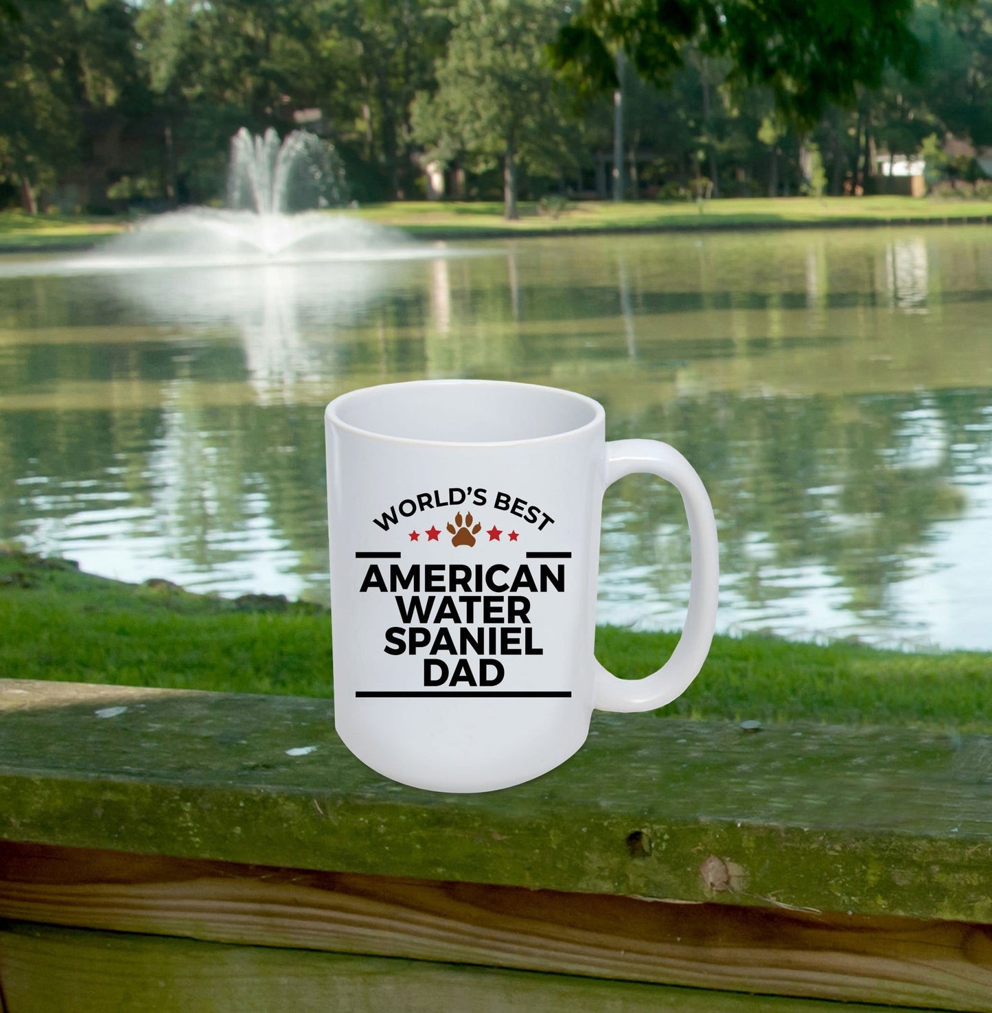 American Water Spaniel Dog Dad Coffee Mug