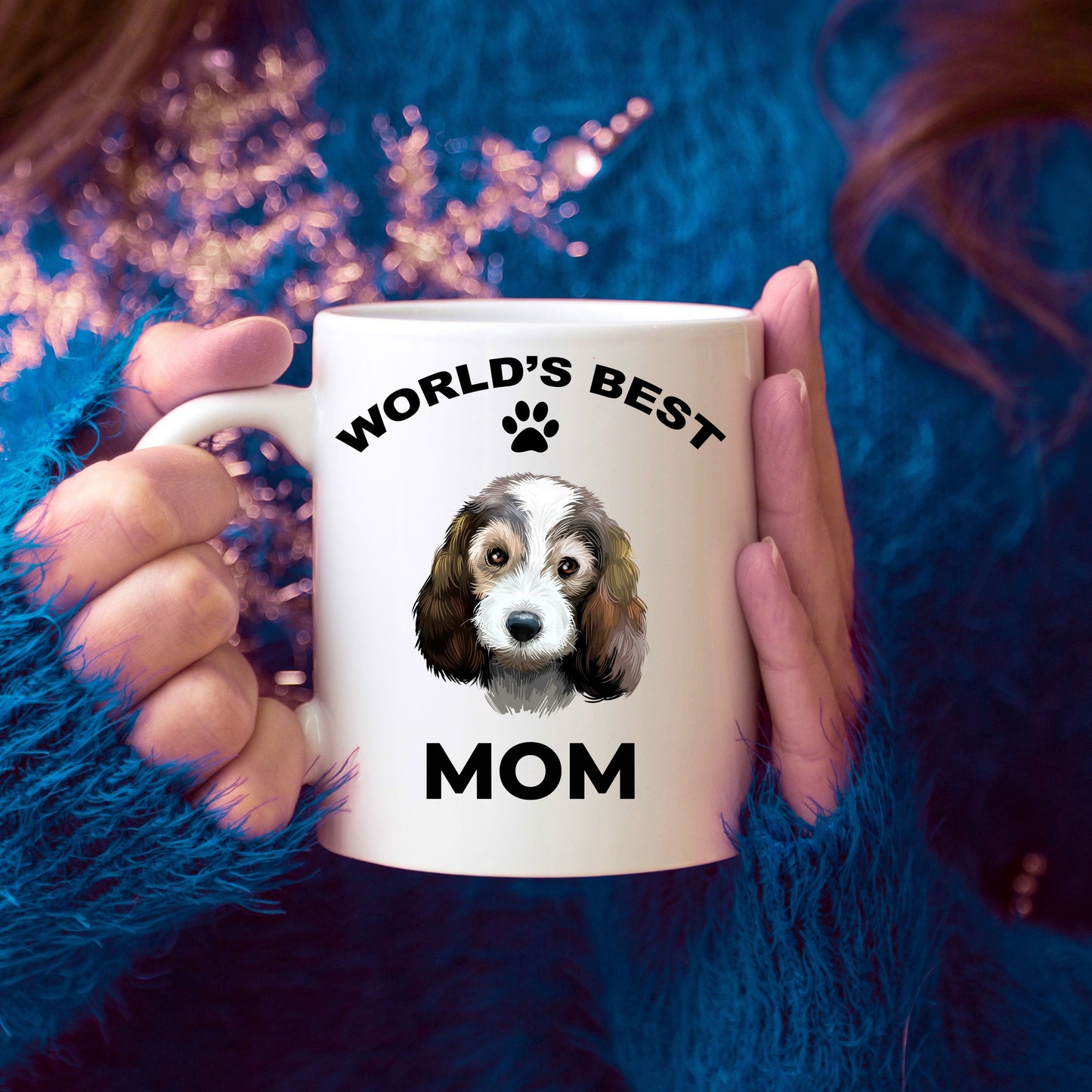 Petit Basset Griffon Vendéen Best Mom Custom Coffee Mug