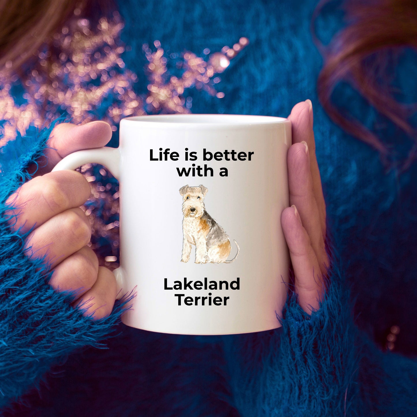 Lakeland Terrier Dog Coffee Mug - Life is Better