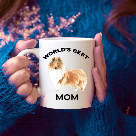 Collie Dog Best Mom Coffee Mug