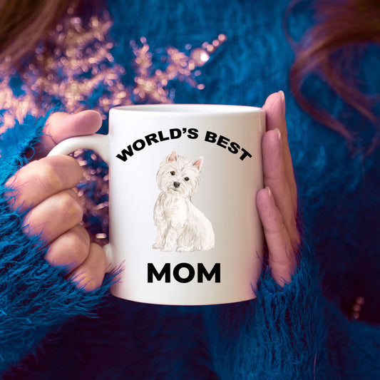 West Highland Terrier Best Mom Coffee Mug