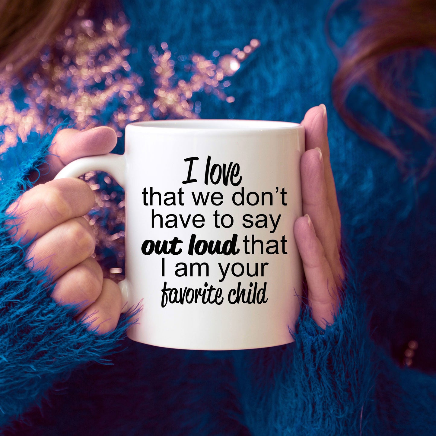 Favorite Child to Mother or Father Mug - Perfect Gift for Mother's Day or Father's Day