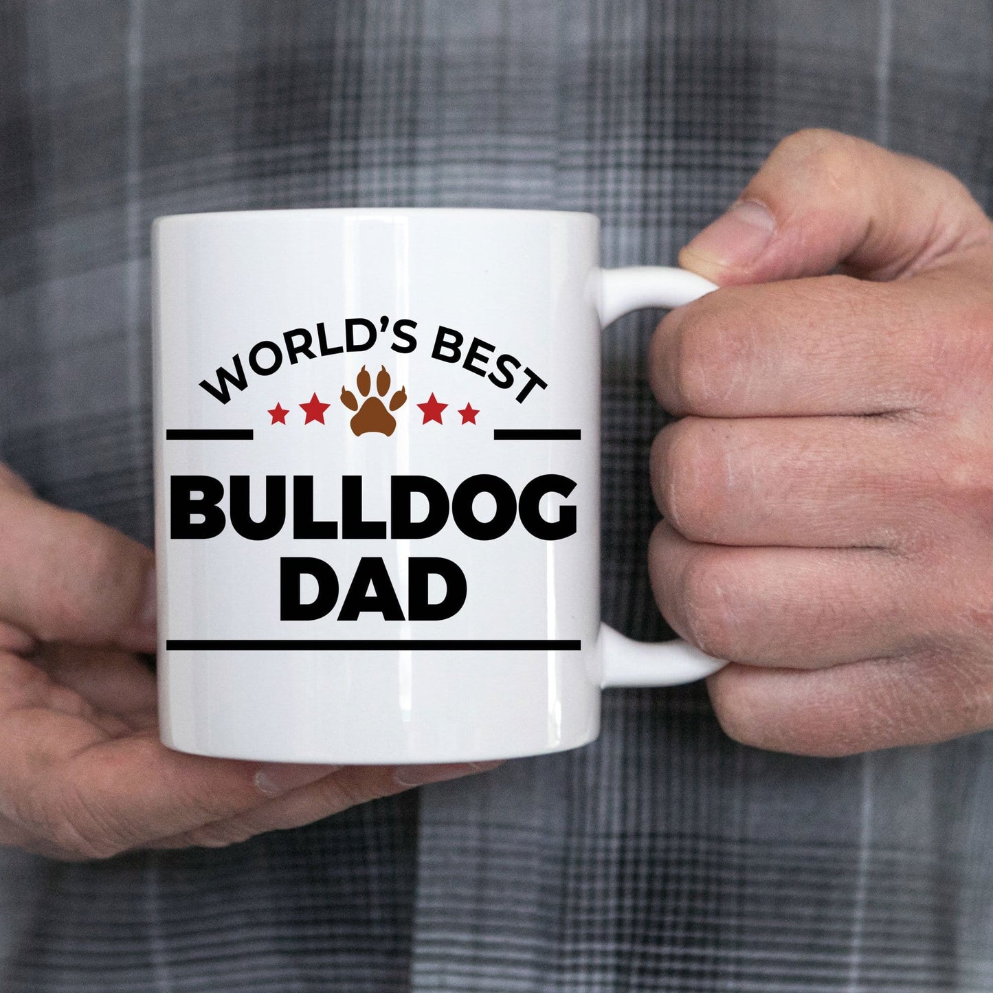 World's Best Bulldog Dad Ceramic Mug