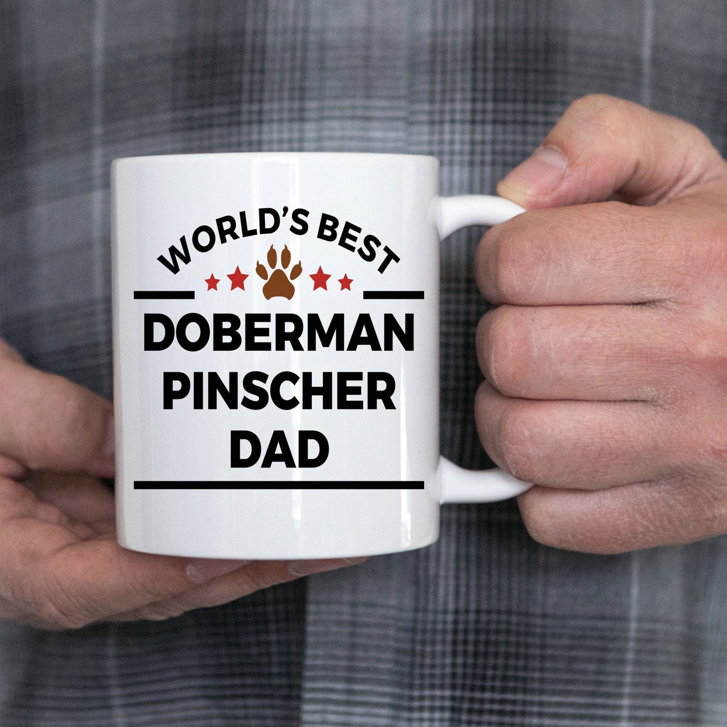 Doberman Pinscher Dog Dad Coffee Mug