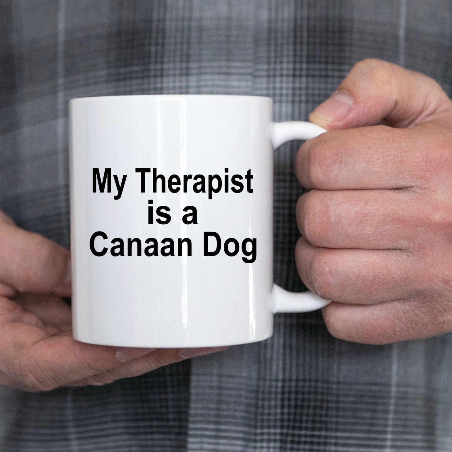 Canaan Dog Owner Lover Funny Gift Therapist White Ceramic Coffee Mug