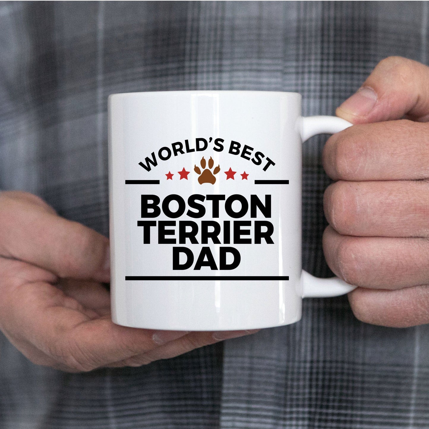 Boston Terrier Dog Dad Coffee Mug