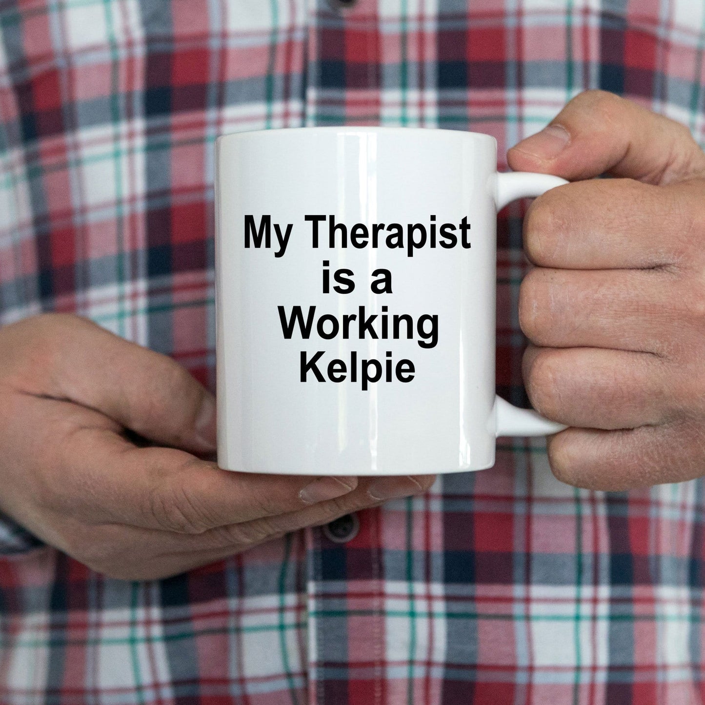 Working Kelpie Dog Therapist Coffee Mug