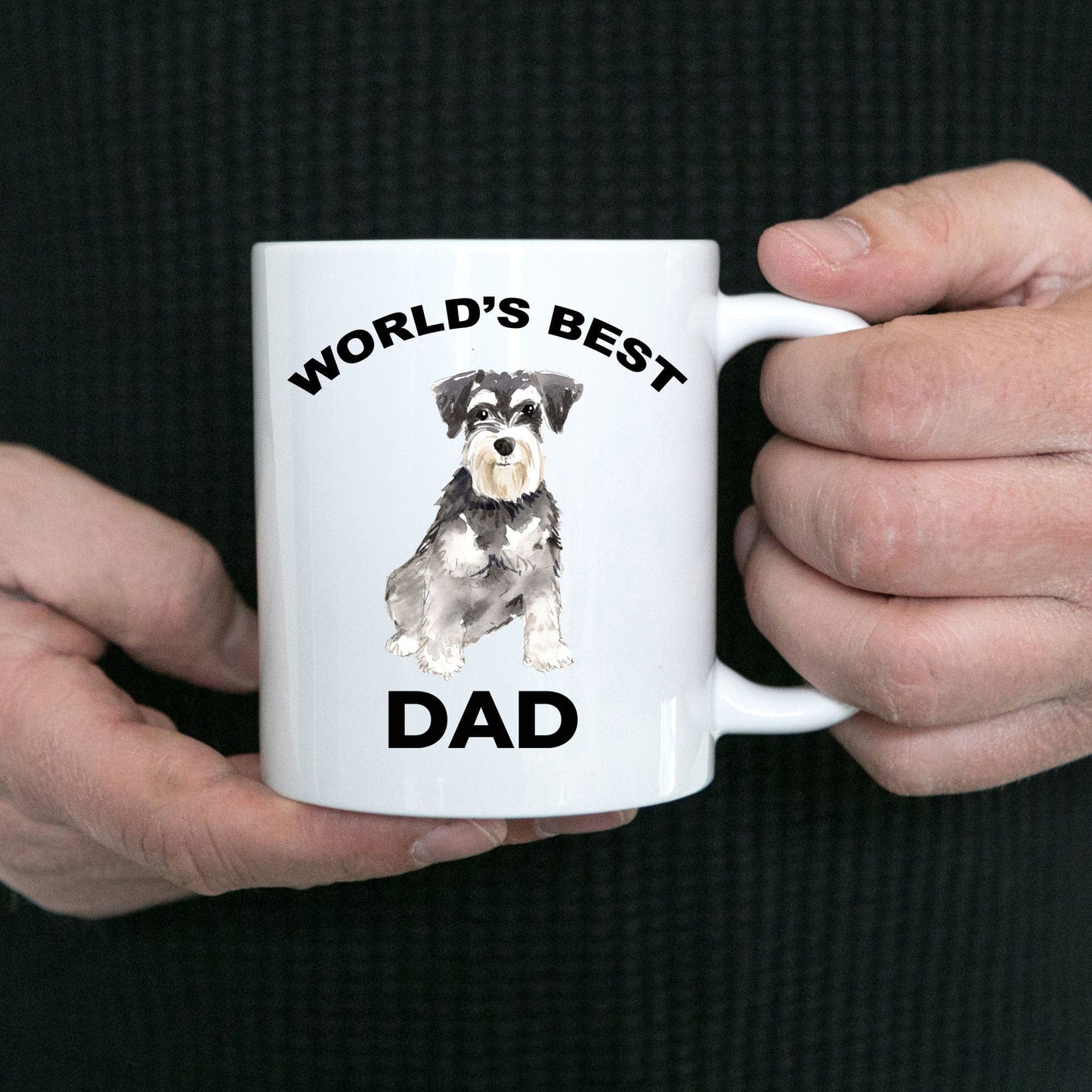 Miniature Schnauzer Best Dog Dad Coffee Mug