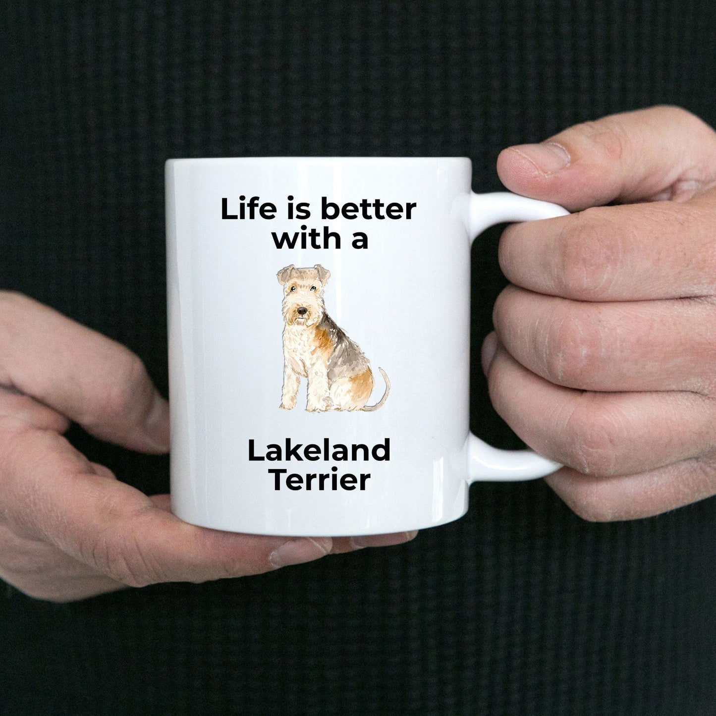 Lakeland Terrier Dog Coffee Mug - Life is Better